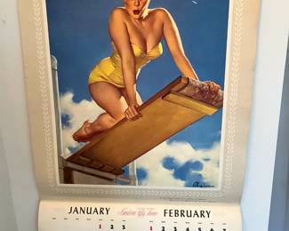 Vintage Calendar and Old Advertising Prints