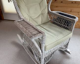 Henry Link Smithsonian Collection Wicker Rocker
