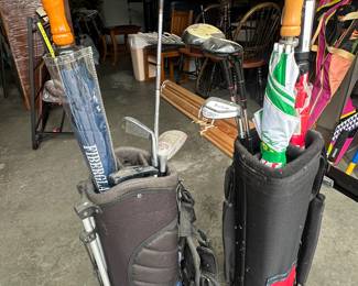 Junior Golf Clubs, Golf Bags, and Golf Umbrellas