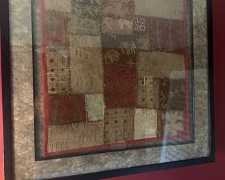 Textile Framed Wall Decor