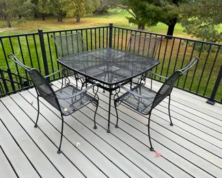 Wrought Iron Patio Set