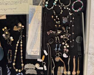 Collection of Silver, Costume, Watches and Gold Jewelry