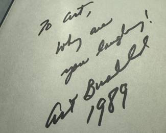 "I Think I Don't Remember" Autographed by Art Buchwald