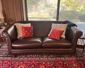 Matching Leather Loveseats (66"W x 38"D x 30" Back Height / 2 Available)