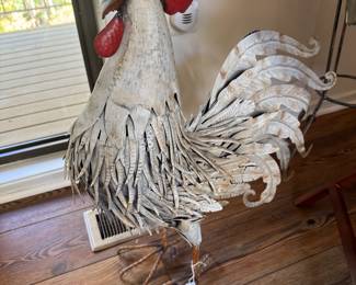 Hi-Line Ltd. Metal Sculpted Rooster