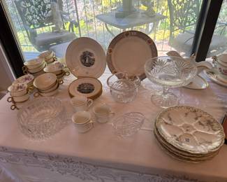 Collection of a Hodgepodge of Waterford Crystal & China