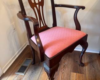 Antique Chippendale Chairs (6 Side Chairs, 1 Armchair)