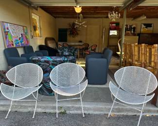 Tempestini for Salterini Clamshell outdoor chairs