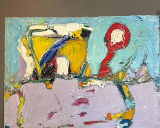 Heavy impasto Ted turner