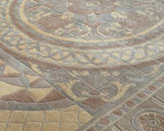 Beautiful 11X8 Tufted Indian area rug,