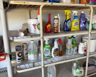 Miscellaneous cleaning supplies