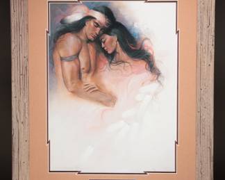 ‘The Lovers’ by Ozz Franca, AP Lithograph