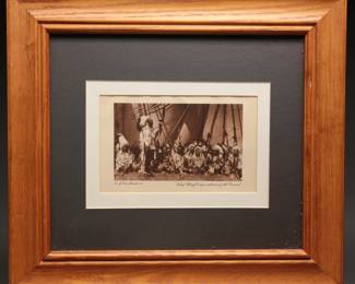 1913 Wanamaker Print Chief Plenty Coups