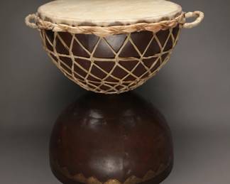 Native Handcrafted Tall Drum