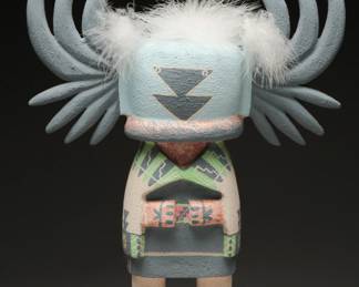 Hopi Crow Mother Kachina by Poleyestewa, 11" Tal