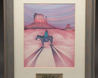 Amado Pena Print Southwest Desert Scene