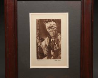 Chief Timbo Photogravure by Wanamaker, 1913