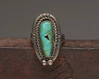 .925 Silver Cross, Turquoise & Coral, 13.78g