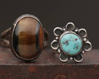 Sterling Silver Rings (2), 14.37g