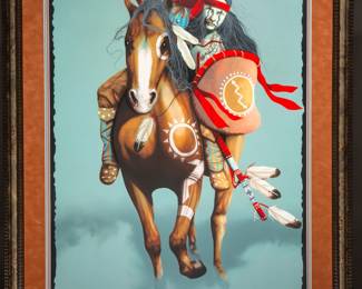 JD Challenger ‘Rides the Clouds’ Signed Print