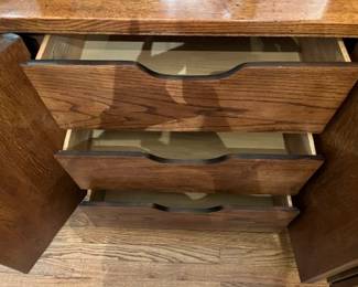 CHINA CABINET Picture #4, showing drawers