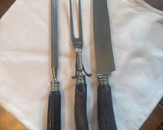 Vintage carving set