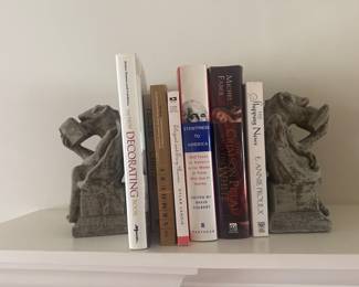 Unique monkey book ends