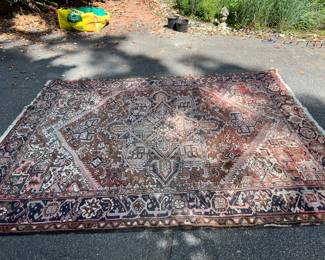 G30-8'4"X11'2" Antique Heriz Rug, recently professionally cleaned-950