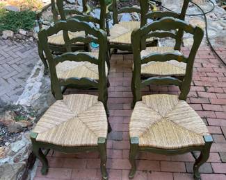 G68-6 country french side chairs set 450