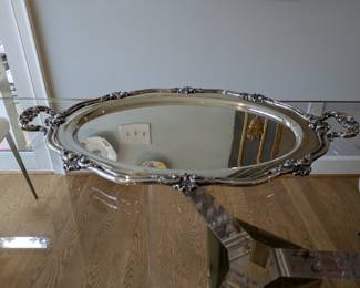 G81-Gorham silver plate tray 195