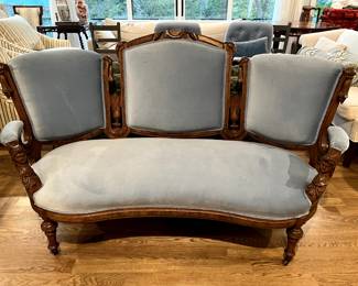Lt. Blue John Jellif Sofa, (color better in person)
