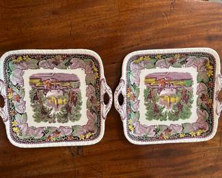 G28-Pair, Ironstone trays-125