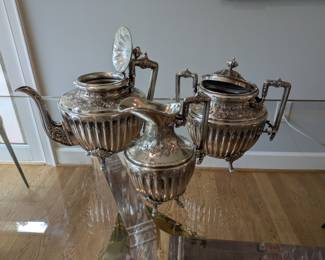 G86-Silver plate tea set 60