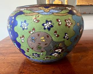 G69-Small cloisonne vase-25