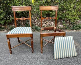 G70-Set of 6 chairs, antique 300