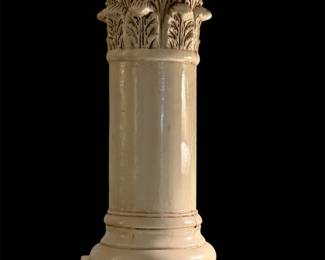 Tall ceramic pedestal 