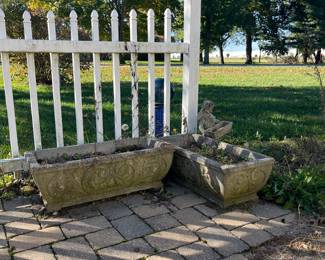 Concrete planters- you move