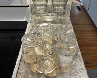 Antique and vintage kitchen glass