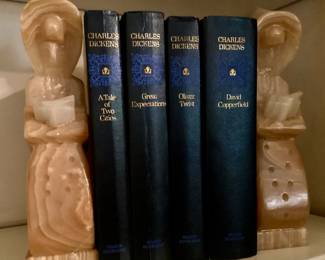 Marble Bookends