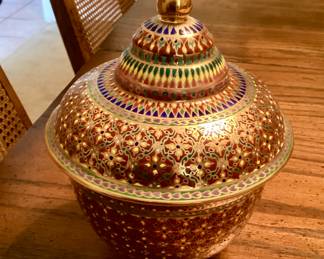 Hand Painted Thai porcelain Benjarong pottery