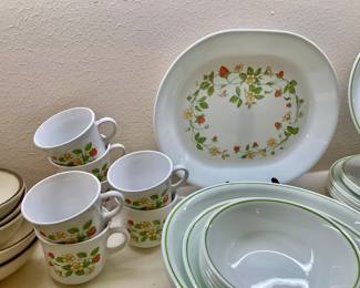 Corelle “Strawberry Sundae” Dishes