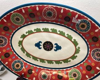 Oval Medallion Pattern Platter