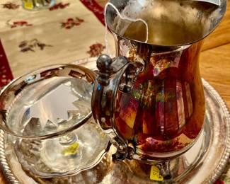 Several Lovely Silverplated Serving Pieces