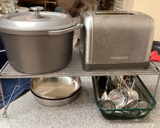 Nordic Ware Pro Cast Dutch Oven & Cuisinart Toaster