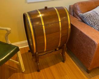 Antique Barrel bar $400