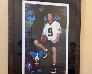 Drew and Blue hand signed silkscreen $1200