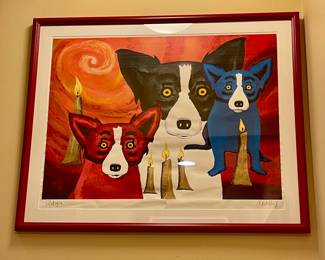 Artist proof Rodrigue, went through Katrina & has been restored $1500