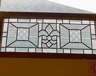 Clear stained glass $200