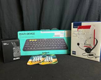 Logitech K380 Keyboard, Landline Phone Headset And More