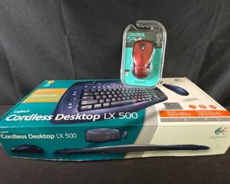 Logitech Cordless Desktop Keyboard And Wireless Mouse